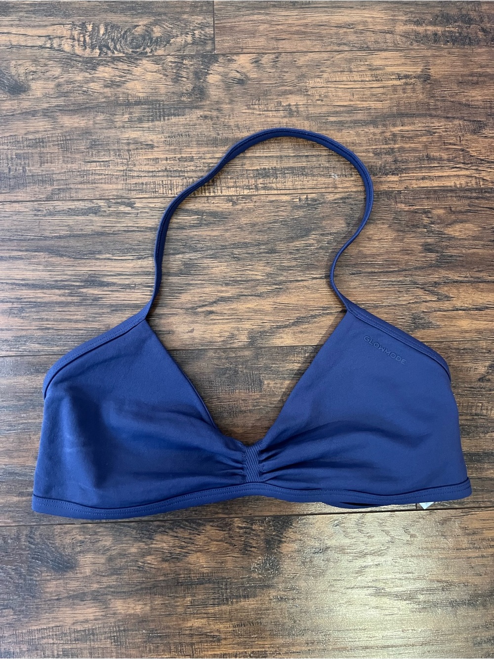 SHEIN Navy Halter Triangle Bralette